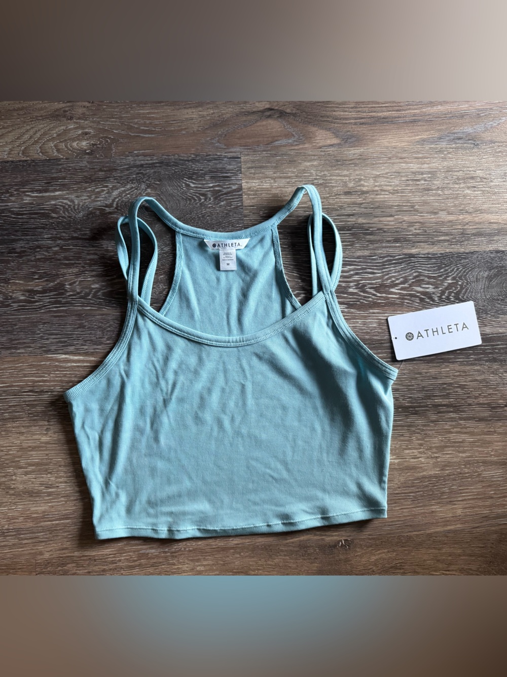 Athleta Ribbed wide binding tank